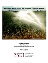 California Water Supply And Demand: Technical Report