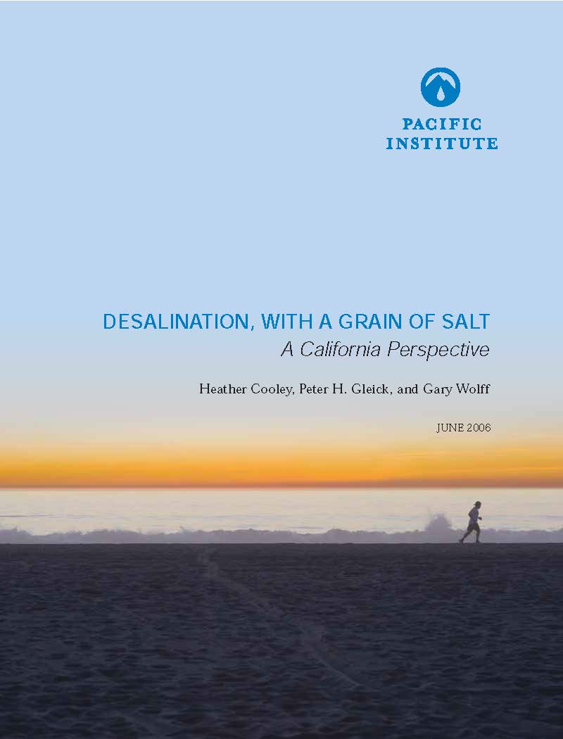 Desalination, With a Grain of Salt – A California Perspective