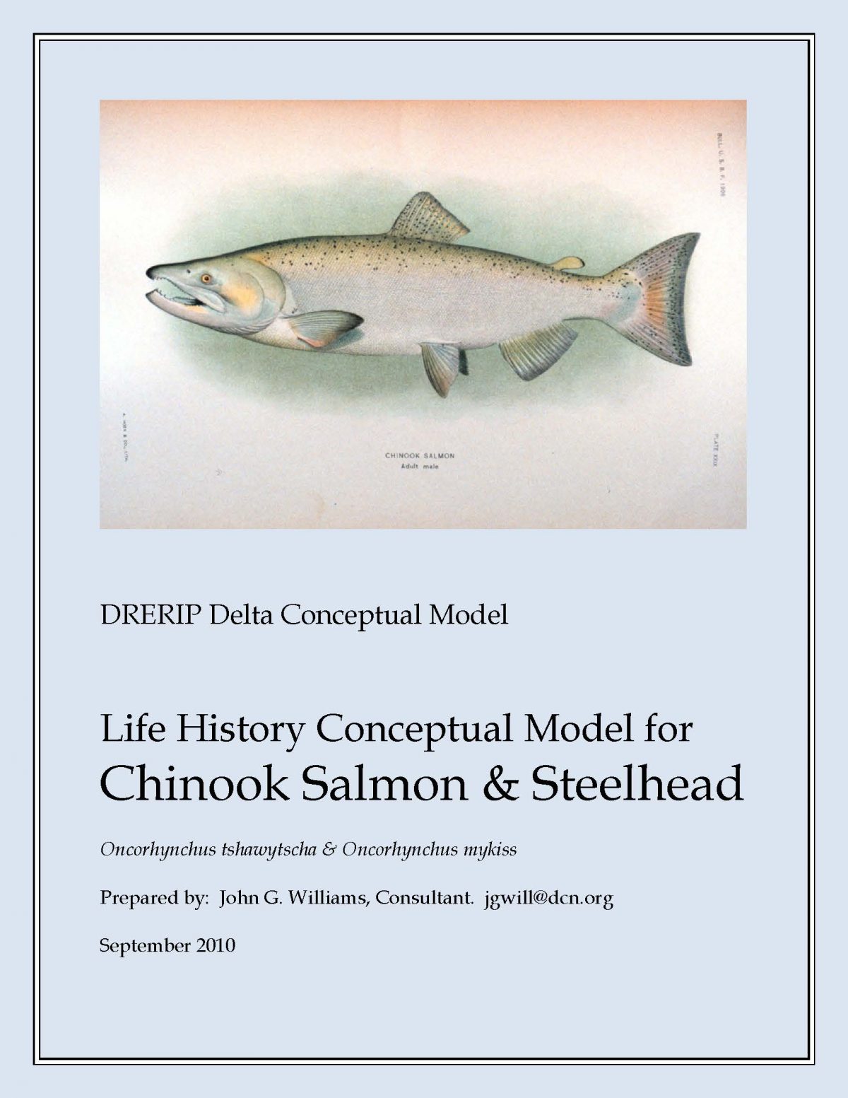 DRERIP Ecosystem Conceptual Model: Chinook Salmon & Steelhead