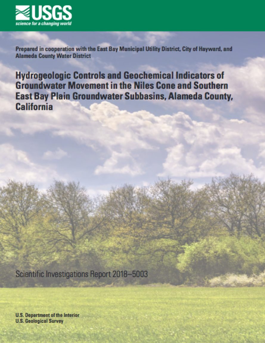 Hydrogeologic Controls and Geochemical Indicators of Groundwater Movement in the Niles Cone and Southern East Bay Plain Groundwater Subbasins, Alameda County, California