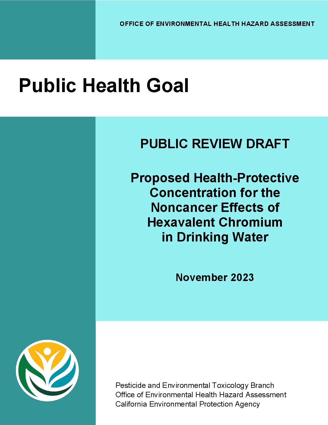 Proposed Health-Protective Concentration for the Noncancer Effects of Hexavalent Chromium in Drinking Water